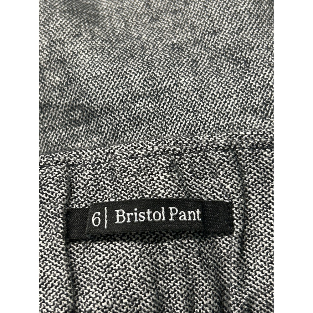 Talbots Bristol Pant Women's Size 6 Linen Blend Gray‎ Cropped Casual Office - Picture 3 of 8